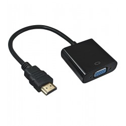 Конвертор HDMI в VGA (штекер HDMI - гніздо VGA) Конвертор HDMI в VGA (штекер HDMI - гніздо VGA)