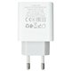 Зарядное устройство Hoco C80A 1USB, 3A, Type-C PD QC 20W + кабель Type-C - Lightning, белый