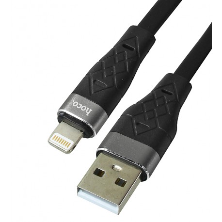 Кабель Lightning - USB, Hoco X53, 1 метр, 2.4А, черный