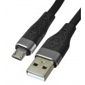 Кабель Micro-USB - USB, Hoco X53, 1 метр, 2.4А, черный