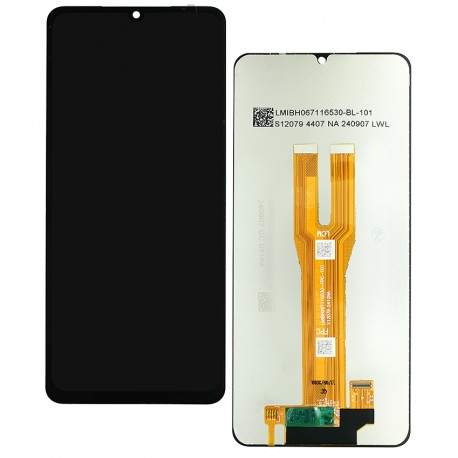 Дисплей для Samsung A065F Galaxy A06 (2024), чорний, з сенсорним екраном, без рамки, High quality