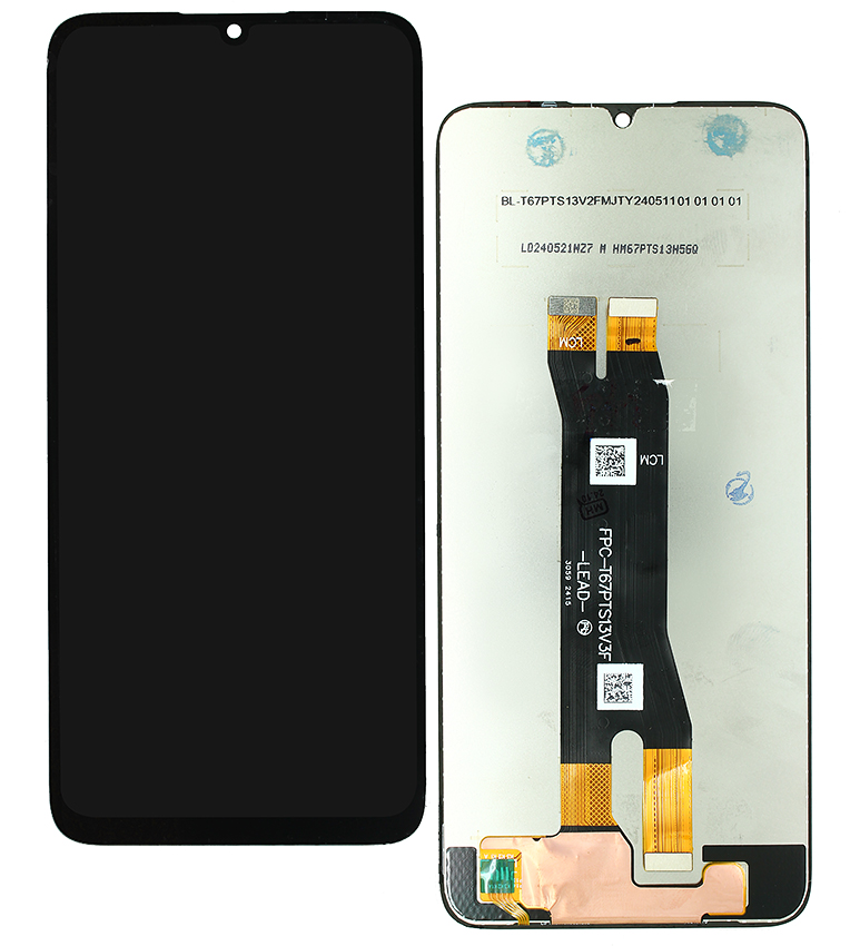 ◁ Дисплей для ZTE Blade A35, Blade A55, черный, без рамки, High