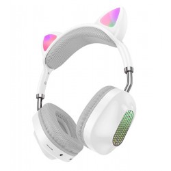 Наушники Bluetooth Hoco Skill cat ear BT headphones ESD13 |BT5.3, Type-C, 7h| (white) Наушники Bluetooth Hoco Skill cat ear BT headphones ESD13 |BT5.3, Type-C, 7h| (white)