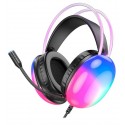 Навушники ігрові Hoco Rich channel gaming headphones RGB W109 Plus USB7.1, 2m (black)