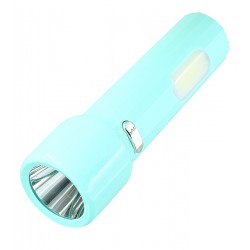 Фонарик YJ-8931C 1Вт + COB, (встр. аккум.)