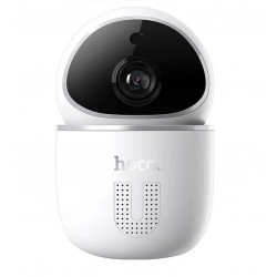 Смарт камера Hoco DI10 360° поворотна, Full HD 1920*1080, з мікрофоном та динаміком, біла