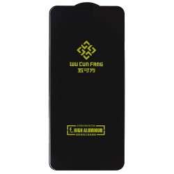 Защитное стекло для Xiaomi Redmi Note 9, Redmi Note 9T, High Aluminum, черное