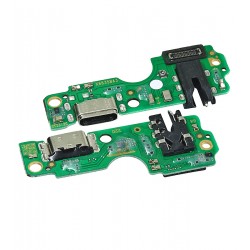 Шлейф для Infinix Hot 30 Play NFC, коннектора зарядки, с компонентами, с микрофоном, оригинал (PRC), (плата зарядки)