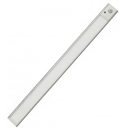 LED светильник 60-3B с датчиком движения и освещенности, аккумулятором, в алюминиевом корпусе, 60 см, 3.5W