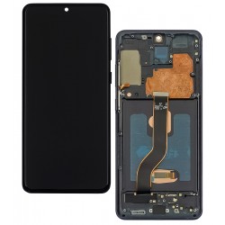Дисплей для Samsung G985 Galaxy S20 Plus, G986 Galaxy S20 Plus 5G, чорний, з сенсорним екраном, з рамкою, High Quality, (OLED) Дисплей для Samsung G985 Galaxy S20 Plus, G986 Galaxy S20 Plus 5G, чорний, з сенсорним екраном, з рамкою, High Quality, (OLED)
