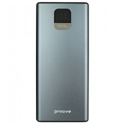 Power bank Proove Guardian 22.5Вт 30000 мАч |Type-C, Micro USB, 2USB|, metal gray