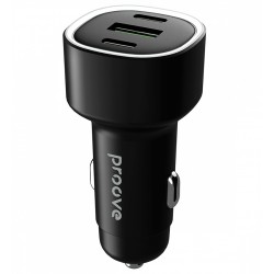 Автомобильное зарядное устройство Proove Flash 60W (2Type-C + USB) (black) Автомобильное зарядное устройство Proove Flash 60W (2Type-C + USB) (black)
