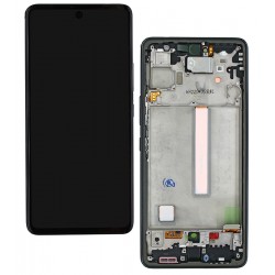 Дисплей для Samsung A536 Galaxy A53 5G, черный, с рамкой, оригинал, service pack box, (GH82-28024A) Дисплей для Samsung A536 Galaxy A53 5G, черный, с рамкой, оригинал, service pack box, (GH82-28024A)