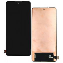 Дисплей для Xiaomi 11T, 11T Pro, черный, без рамки, оригинал (переклеенное стекло)