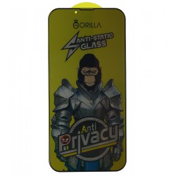 Захисне скло для Apple iPhone 13, iPhone 13 Pro, iPhone 14, Full Glue, Anti-Static Privacy, 0.3 мм, чорне Захисне скло для Apple iPhone 13, iPhone 13 Pro, iPhone 14, Full Glue, Anti-Static Privacy, 0.3 мм, чорне