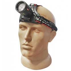 Налобный фонарик Night vision fluorescence BL-T207-TG, 1 режим, 2x18650, ЗУ Type-C, zoom