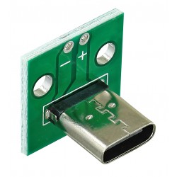 Плата печатная с разъемом USB Type-C female 2 pin vertical Плата печатная с разъемом USB Type-C female 2 pin vertical