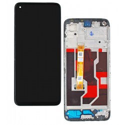 Дисплей для Oppo A36, Oppo A76, черный, с рамкой, High Quality, CPH2375 Дисплей для Oppo A36, Oppo A76, черный, с рамкой, High Quality, CPH2375