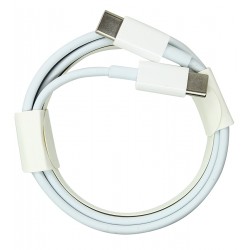 Кабель Type-C - Type-C, пвх изоляция, до 1А, 2 метра, белый