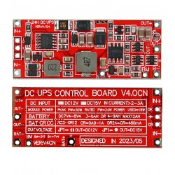 Модуль бесперебойного питания 12V/15V, 24W, 1A, NEW TZT DC UPS control board 02S V4.0CN Charging Step Up Protection Module NEW version