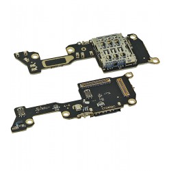 Шлейф для Oppo Reno 12, конектора зарядки, з мікрофоном, плата зарядки