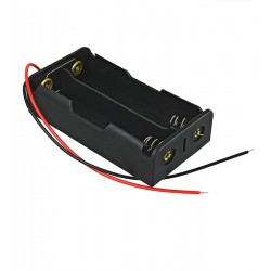 Держатель аккумуляторов 18650, 1x2, с контактами, параллельное соединение, тип 3