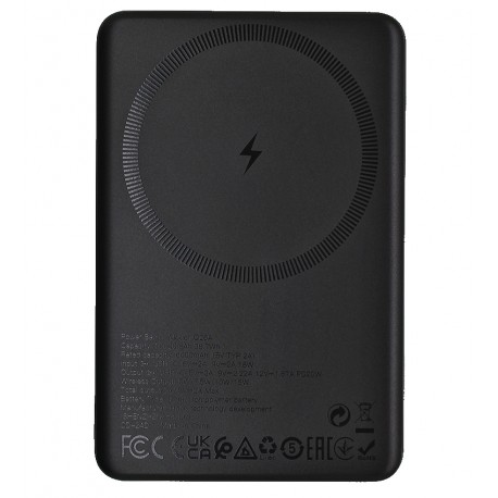 Power bank Hoco Q26A PD20W 10000 мАг |Type-C|, магнітний з бездротовою зарядкою 15Вт