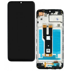 Дисплей для ZTE Blade V50 Design 4G, чорний, з рамкою, High quality