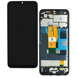 Дисплей для Realme C30, черный, с сенсорным экраном (дисплейный модуль), с рамкой, High quality Дисплей для Realme C30, черный, с сенсорным экраном (дисплейный модуль), с рамкой, High quality