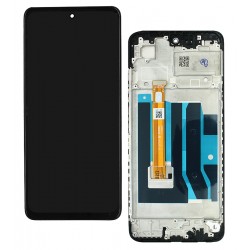 Дисплей для Oppo A3, Oppo A3X, черный, с рамкой, High Qualiti Дисплей для Oppo A3, Oppo A3X, черный, с рамкой, High Qualiti