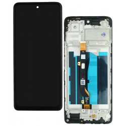 Дисплей для Infinix Hot 40 (X6836), с сенсорным экраном (дисплейный модуль), черный, c рамкой