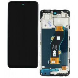 Дисплей для Infinix Smart 8 Plus (X6526), черный, с сенсорным экраном (дисплейный модуль), с рамкой