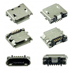 Конектор зарядки для планшетів; мобільних телефонів, 5 pin, micro-USB тип-B Конектор зарядки для планшетів; мобільних телефонів, 5 pin, micro-USB тип-B