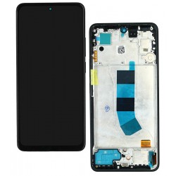 Дисплей для Xiaomi Redmi Note 13 4G, чорний, з рамкою, High quality, (OLED)