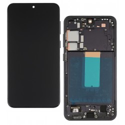 Дисплей для Samsung S916 Galaxy S23 Plus, черный, с чёрной рамкой, High Copy, (OLED)
