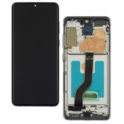 Дисплей для Samsung G985 Galaxy S20 Plus, G986 Galaxy S20 Plus 5G, черний, c серебристой рамкой, High Quality, (OLED) Дисплей для Samsung G985 Galaxy S20 Plus, G986 Galaxy S20 Plus 5G, черний, c серебристой рамкой, High Quality, (OLED)