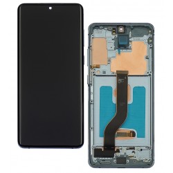 Дисплей для Samsung G985 Galaxy S20 Plus, G986 Galaxy S20 Plus 5G, черний, c голубой рамкой, High Quality, (OLED) Дисплей для Samsung G985 Galaxy S20 Plus, G986 Galaxy S20 Plus 5G, черний, c голубой рамкой, High Quality, (OLED)