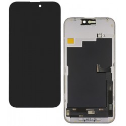 Дисплей для Apple iPhone 15 Pro Max, черный, с сенсорным экраном, с рамкой, High Quality, DD-OLED Дисплей для Apple iPhone 15 Pro Max, черный, с сенсорным экраном, с рамкой, High Quality, DD-OLED