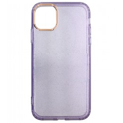 Чохол для Apple iPhone 11, Dark Glitter, силіконовий, фіолетовий Чохол для Apple iPhone 11, Dark Glitter, силіконовий, фіолетовий
