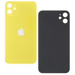 Задня панель корпусу iPhone 11, жовта, зі зняттям рамки камери, small hole