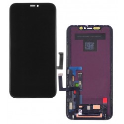 Дисплей для Apple iPhone 11, чорний, з рамкою, копія, (TFT), ZY-IN CELL Дисплей для Apple iPhone 11, чорний, з рамкою, копія, (TFT), ZY-IN CELL