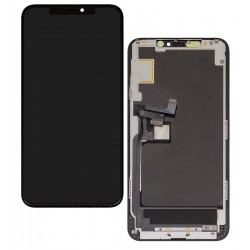 Дисплей для Apple iPhone 11 Pro Max, черный, с рамкой, High Quality, без микросхемы, (OLED), OEM soft Дисплей для Apple iPhone 11 Pro Max, черный, с рамкой, High Quality, без микросхемы, (OLED), OEM soft