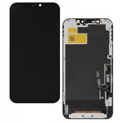 Дисплей для Apple iPhone 12, iPhone 12 Pro, чорний, з рамкою, China quality, (TFT), JK Дисплей для Apple iPhone 12, iPhone 12 Pro, чорний, з рамкою, China quality, (TFT), JK