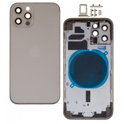 Корпус для Apple iPhone 12 Pro, золотистий, з Тримачем SIM-карти, з боковими кнопками, High quality, Gold Корпус для Apple iPhone 12 Pro, золотистий, з Тримачем SIM-карти, з боковими кнопками, High quality, Gold