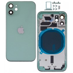 Корпус для Apple iPhone 12 mini, зеленый, с держателем SIM-карты, с боковыми кнопками, High quality, Green Корпус для Apple iPhone 12 mini, зеленый, с держателем SIM-карты, с боковыми кнопками, High quality, Green