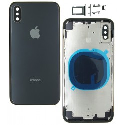 Корпус для iPhone X, черный, полный комплект