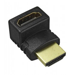 Перехідник кутовий вертикальний, штекер HDMI - роз'єм HDMI, Cablexpert A-HDMI270-FML, 270 градусів Перехідник кутовий вертикальний, штекер HDMI - роз'єм HDMI, Cablexpert A-HDMI270-FML, 270 градусів