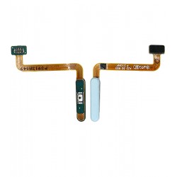 Шлейф для Samsung A236 Galaxy A23, кнопки ввімкнення, сканера відбитка пальця (Touch ID), синій, Original (PRC)