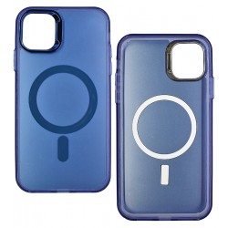 Чохол для Apple iPhone 11 MagSafe IMD Colors, пластиковий, синій