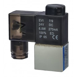 Пневматичний електромагнітний клапан 3V1-06, тиск 0-1 MPa, DC-24V